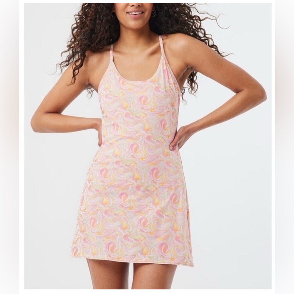 Outdoor Voices Pastel Swirl Top